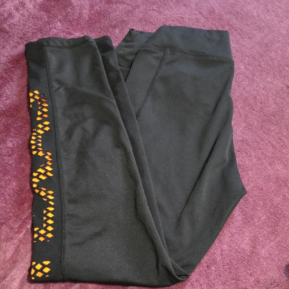 Black and Orange Leggings